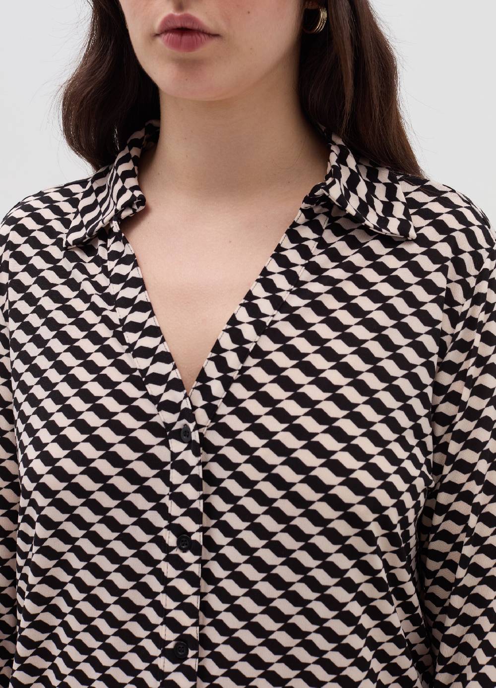 MYA Camicia fantasia optical Curvy Moda