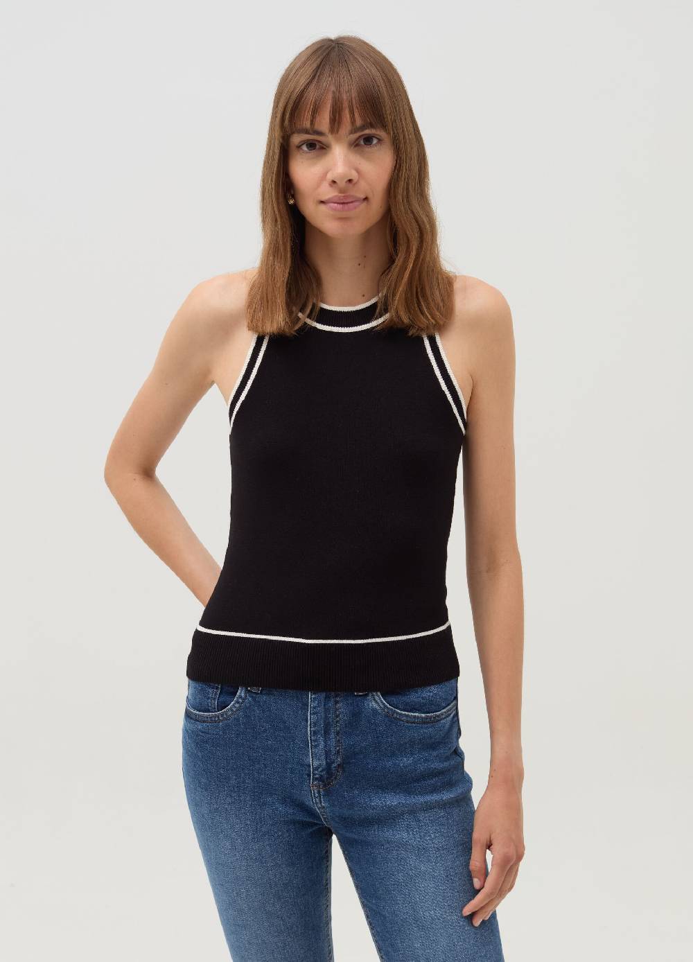 OVS Tank top con bordi a contrasto Italia