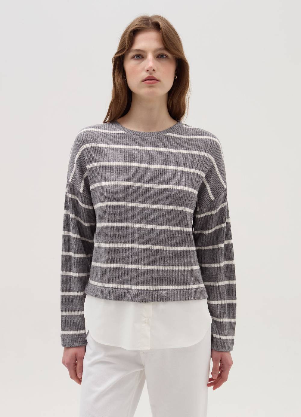 OVS T-shirt maniche lunghe con micro trama waffle Qualità