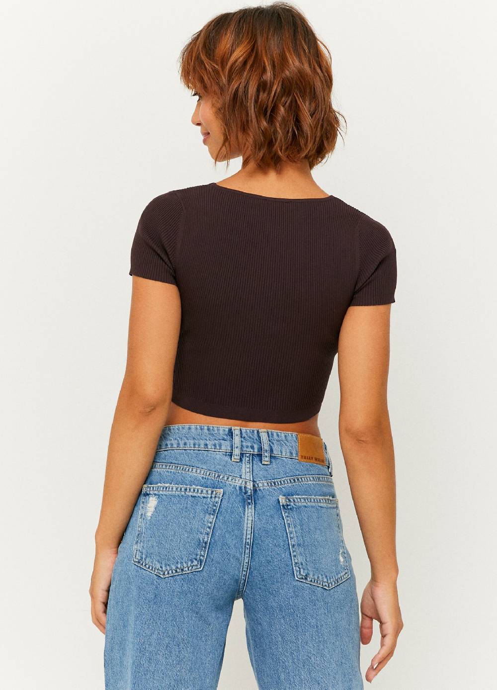 TALLY WEIJL Crop top a costine Shopping Online