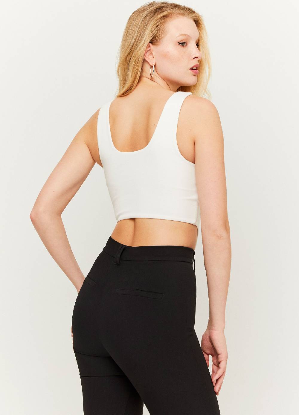 TALLY WEIJL Crop top a corsetto con lacci incrociati Prezzo Ridotto