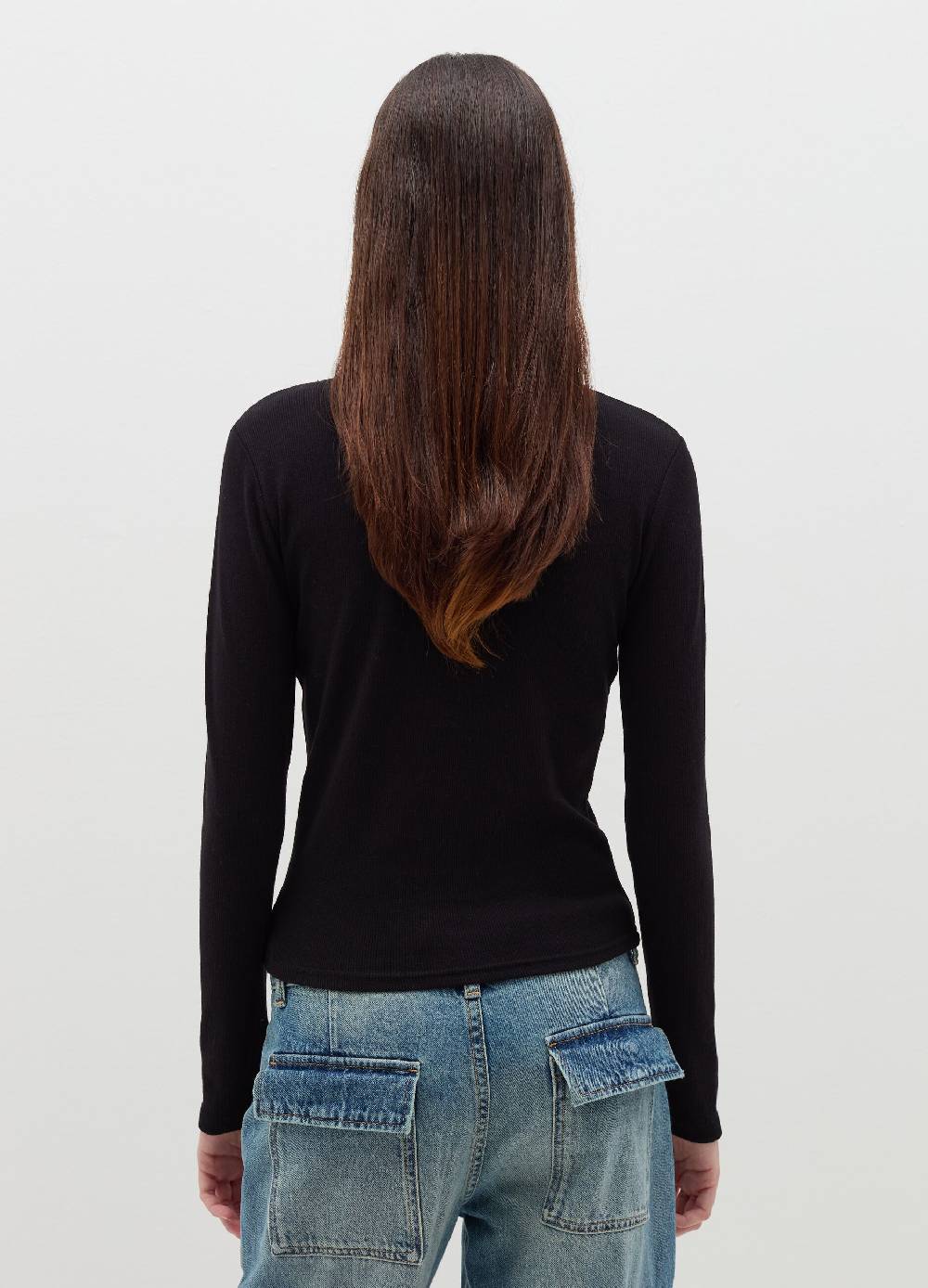 B. ANGEL T-shirt a maniche lunghe con strass Sottocosto