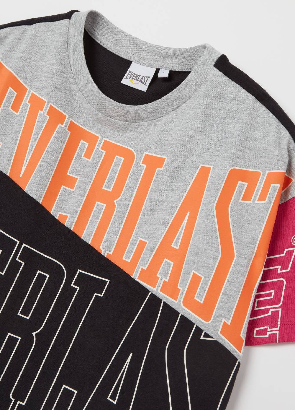EVERLAST T-shirt color-block con stampa logo Economico