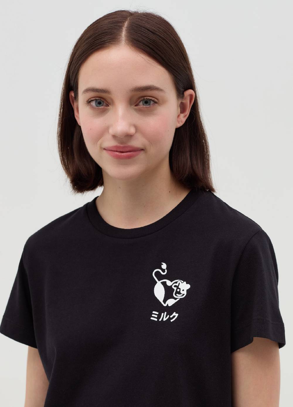 MILK+HERO T-shirt girocollo in cotone In Saldo