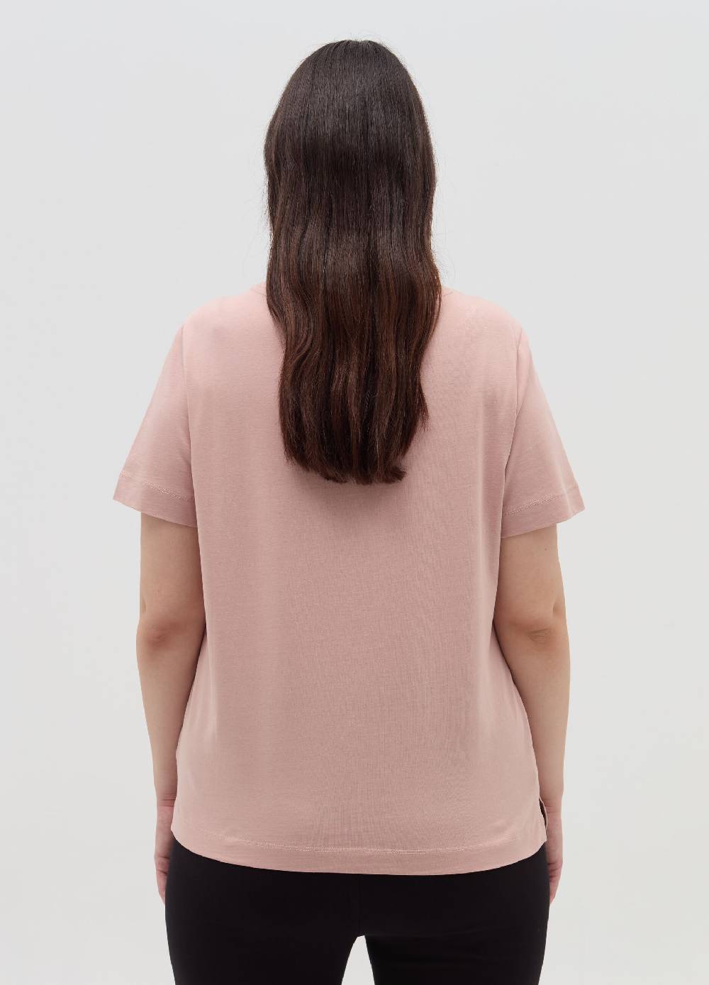 MYA T-shirt in cotone con stampa Curvy Spedizione Gratuita