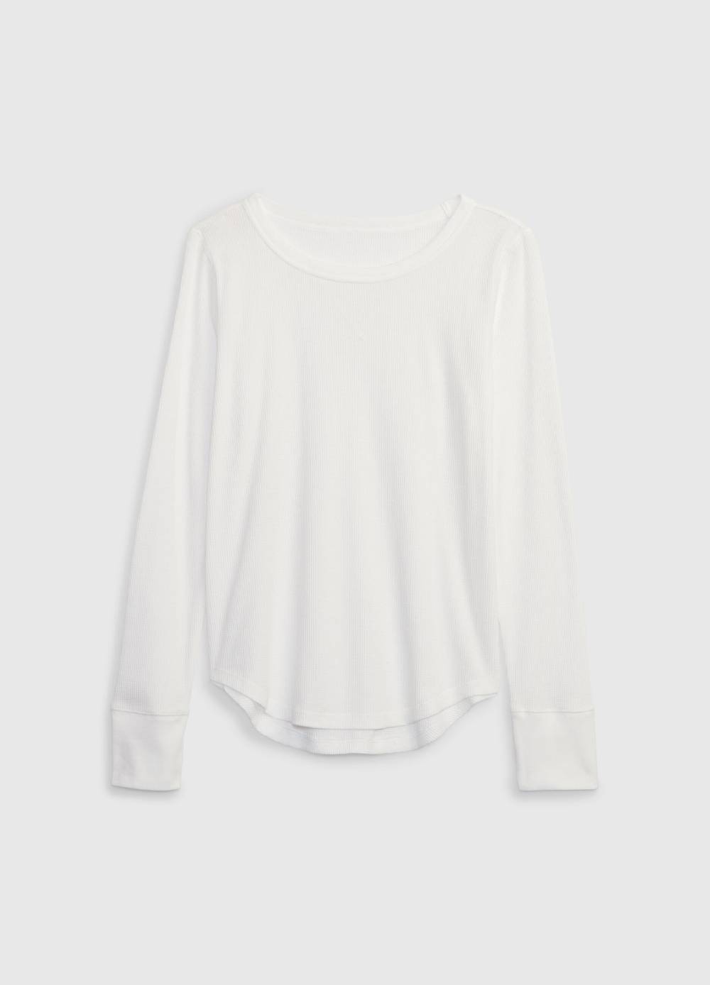 GAP T-shirt con micro trama waffle a maniche lunghe Negozi Online