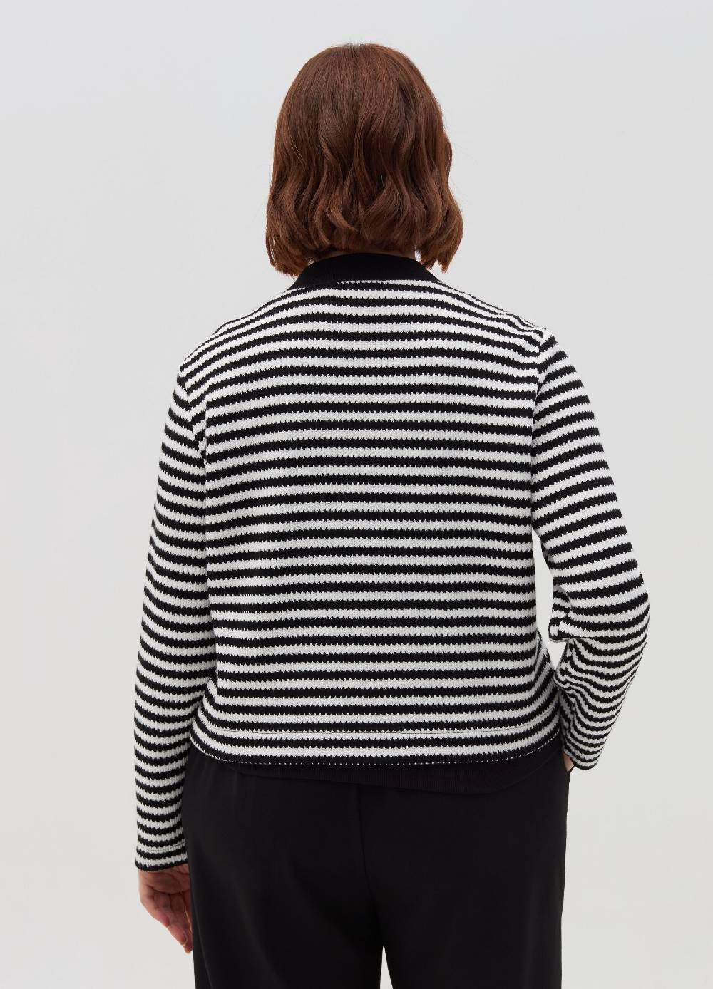 MYA Cardigan a righe con bottoni dorati Curvy Fino Al -60%