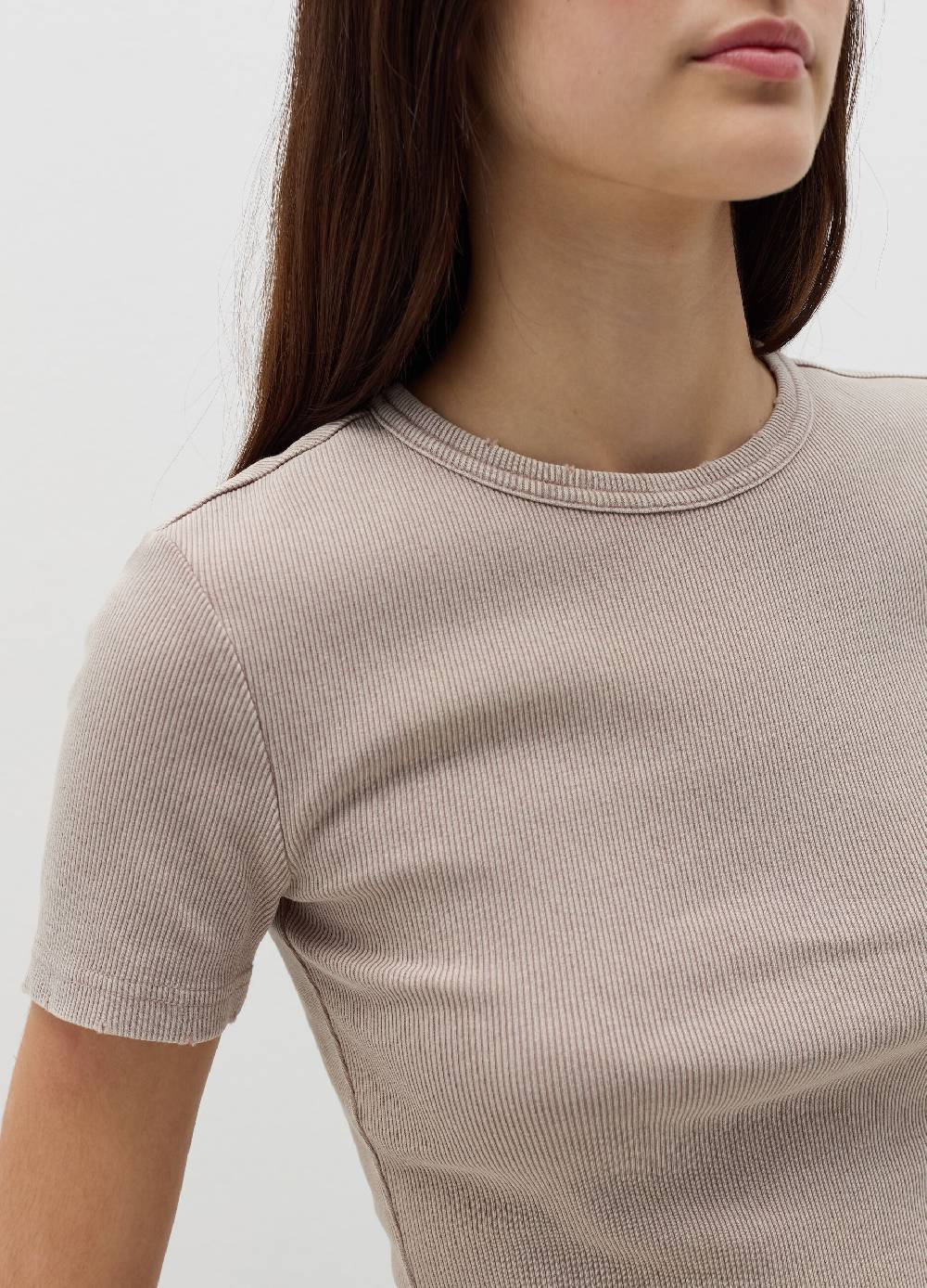 B. ANGEL T-shirt in cotone stretch a costine Presa