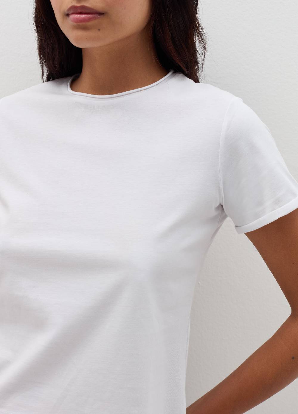B. ANGEL T-shirt in cotone scollo rotondo In Vendita