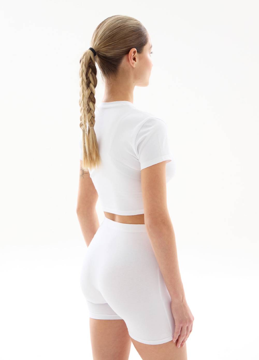 UTOPJA T-shirt Crop White Saldi