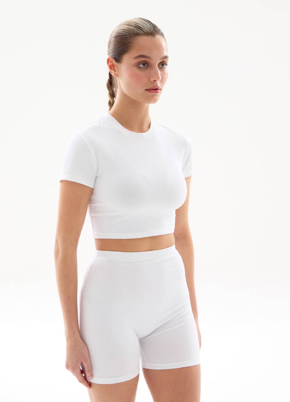 UTOPJA T-shirt Crop White Saldi