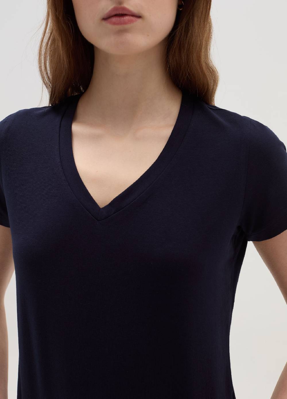 OVS T-shirt tinta unita con scollo a V Italia