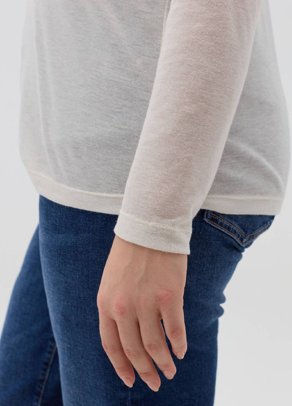 MYA Maglia maniche lunghe a collo alto Curvy In Linea