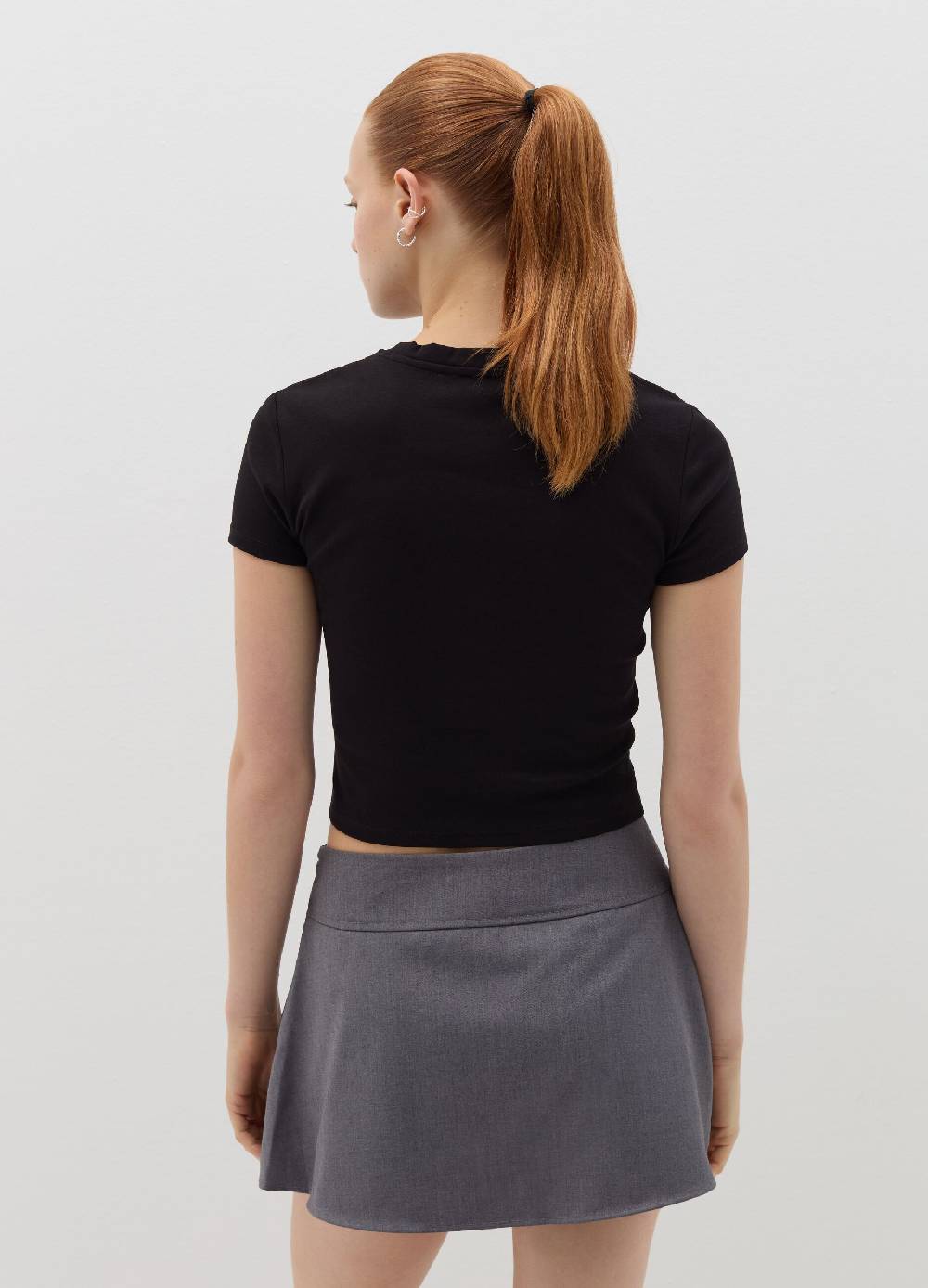 B. ANGEL T-shirt in cotone stretch con stampa Nuovo
