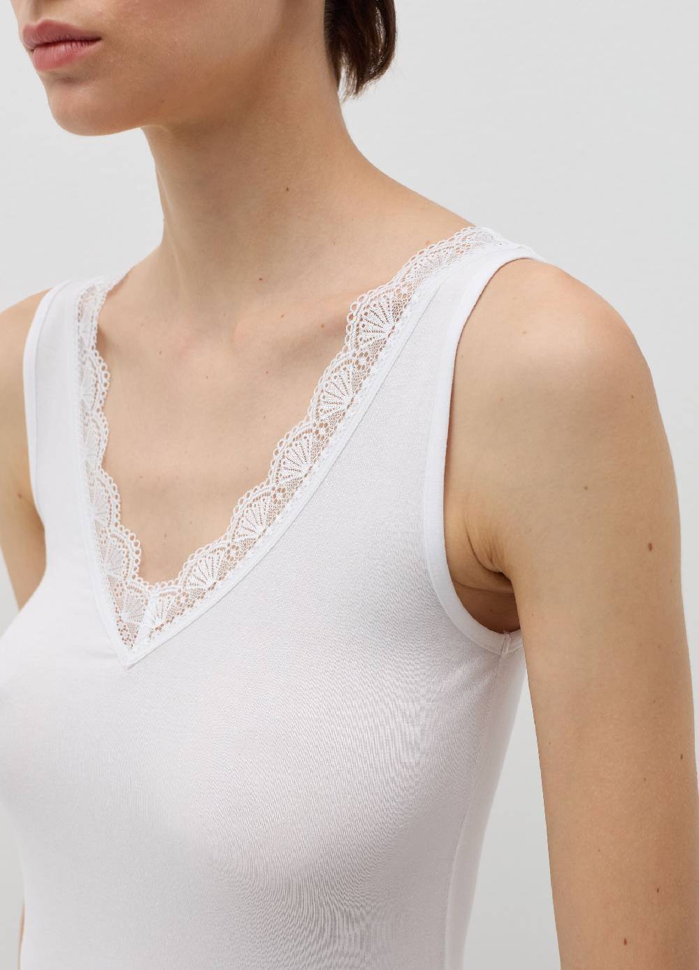 OVS Canotta in viscosa stretch con pizzo Fino Al -60%
