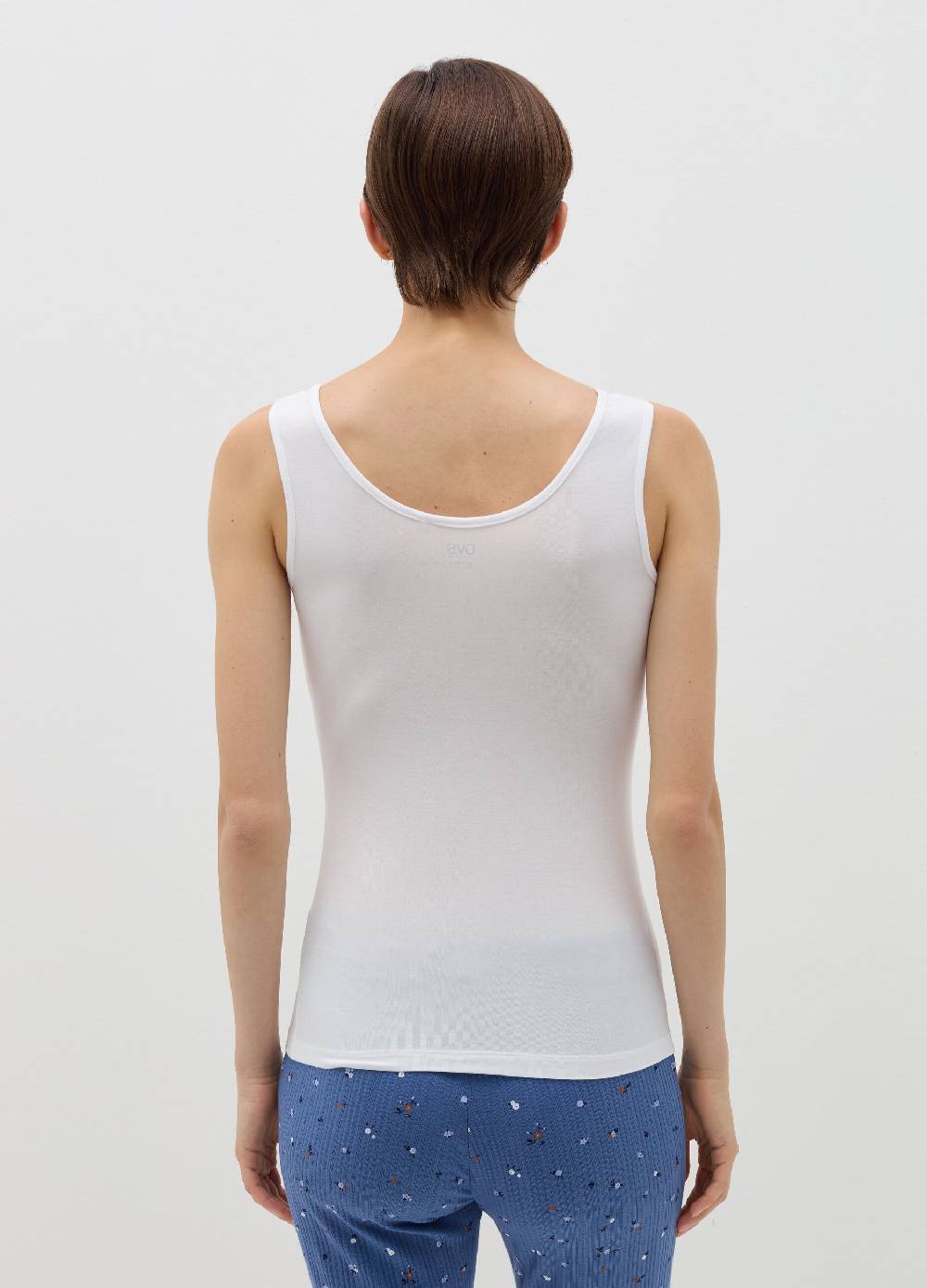 OVS Canotta in viscosa stretch con pizzo Fino Al -60%