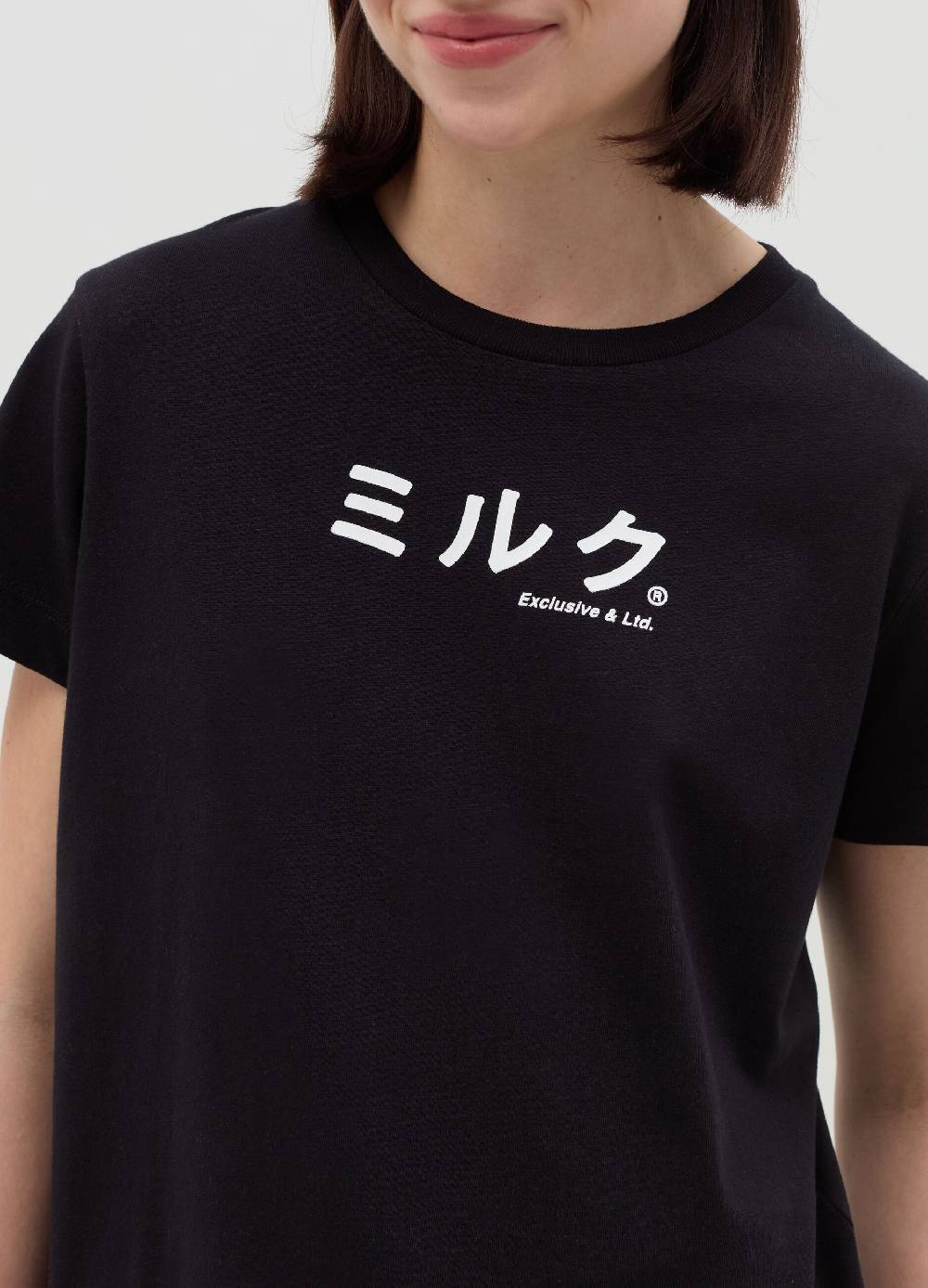 MILK+HERO T-shirt girocollo in cotone Novità