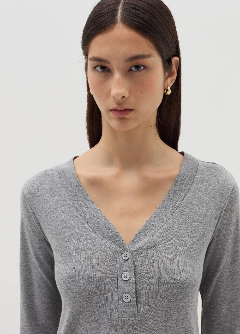 OVS T-shirt maniche lunghe scollo serafino Offerta speciale della fabbrica