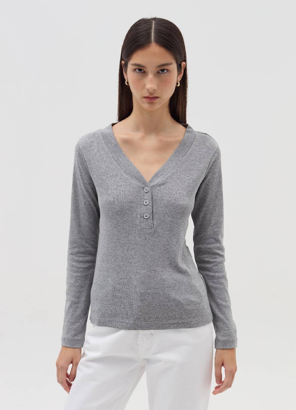 OVS T-shirt maniche lunghe scollo serafino Offerta speciale della fabbrica