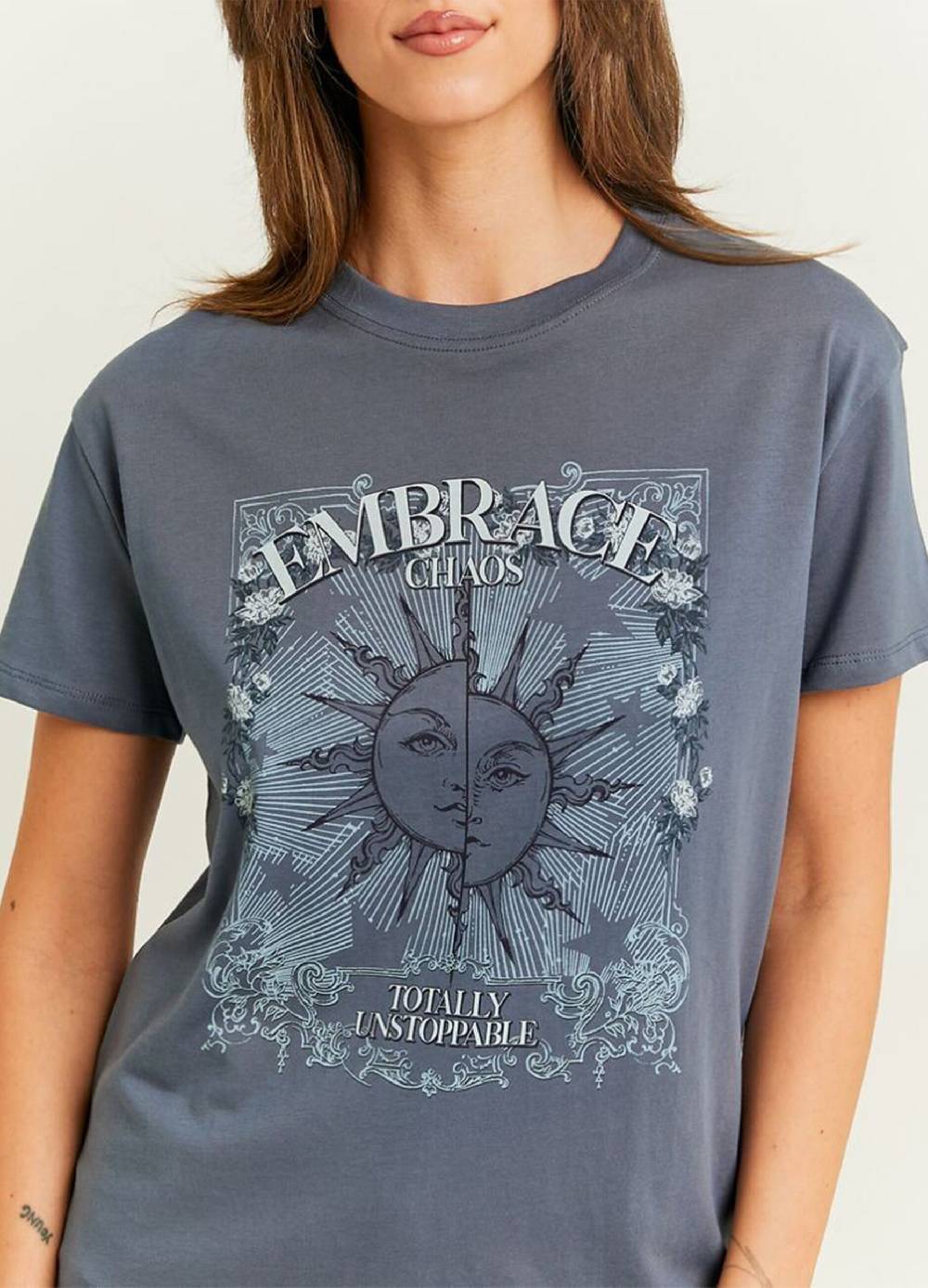 TALLY WEIJL T-shirt in cotone con stampa Vendita Economica