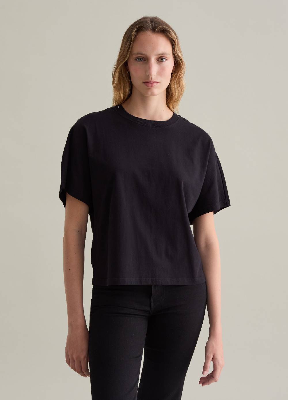 PIOMBO T-shirt in cotone con frange Vendite Flash