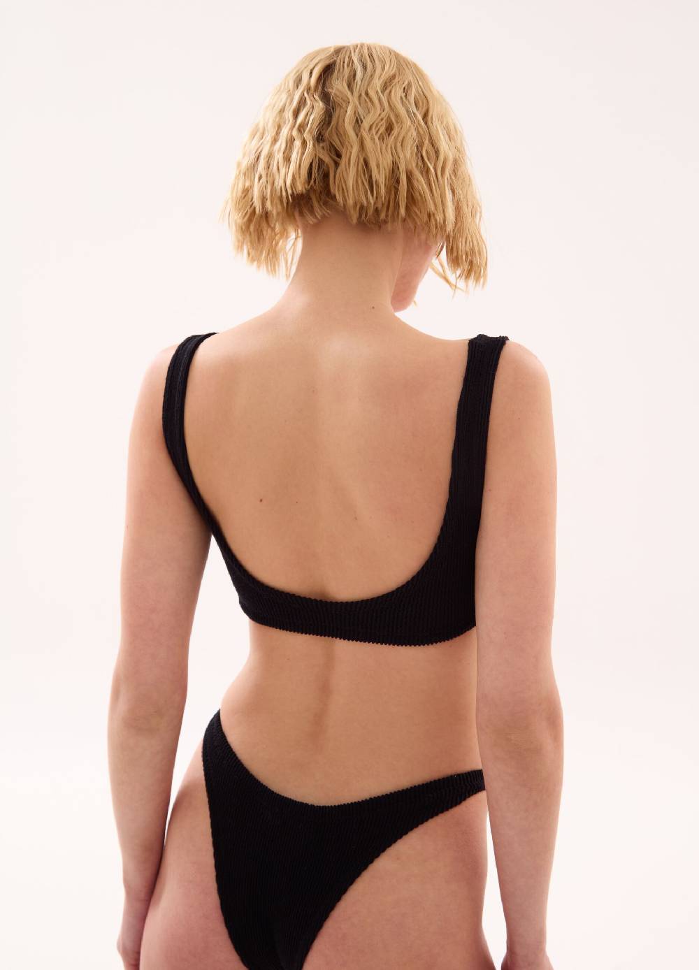 UTOPJA Crinkle Bikini Top Black Negozio