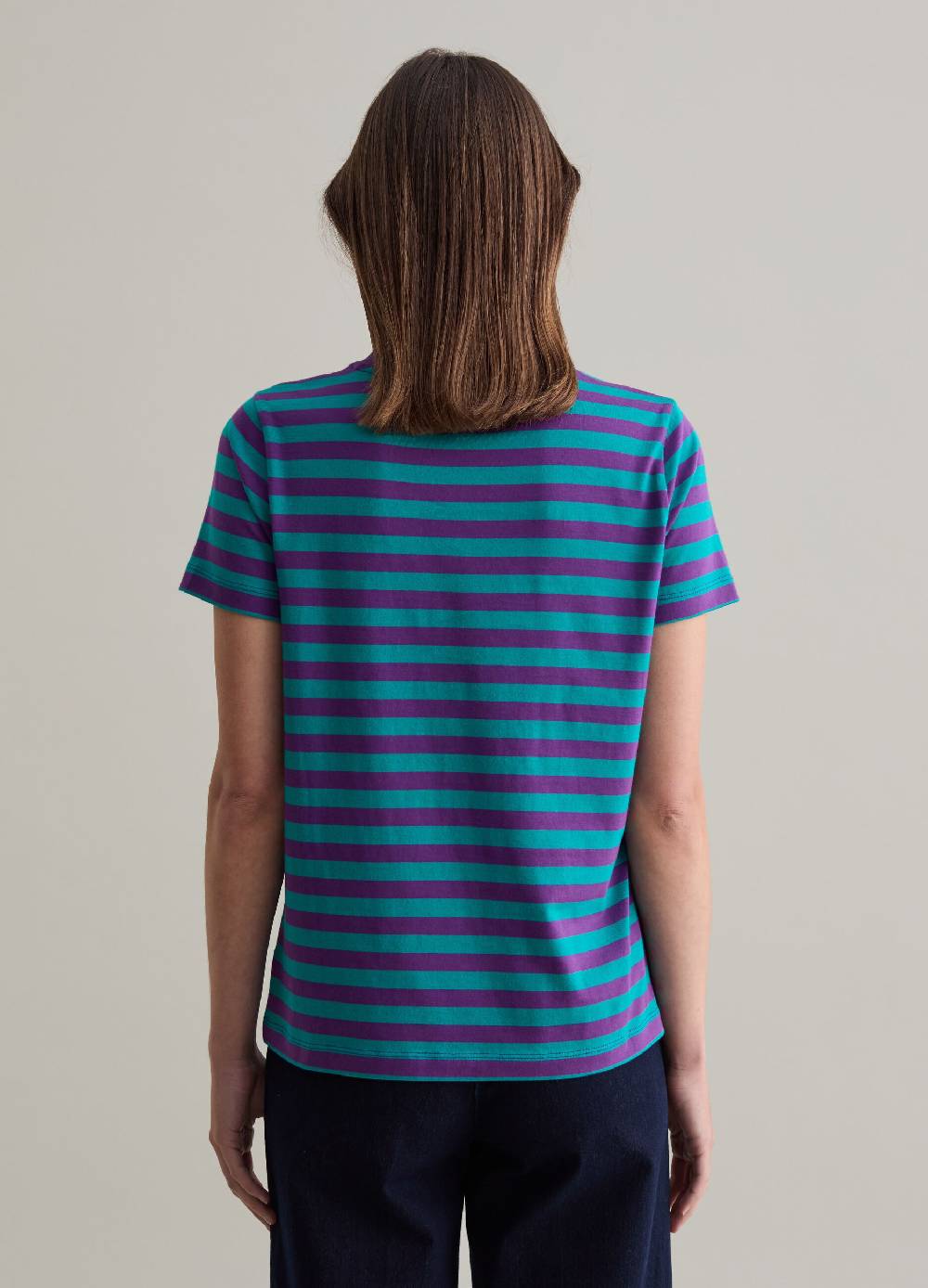 PIOMBO T-shirt in cotone Supima a righe Acquista Ora