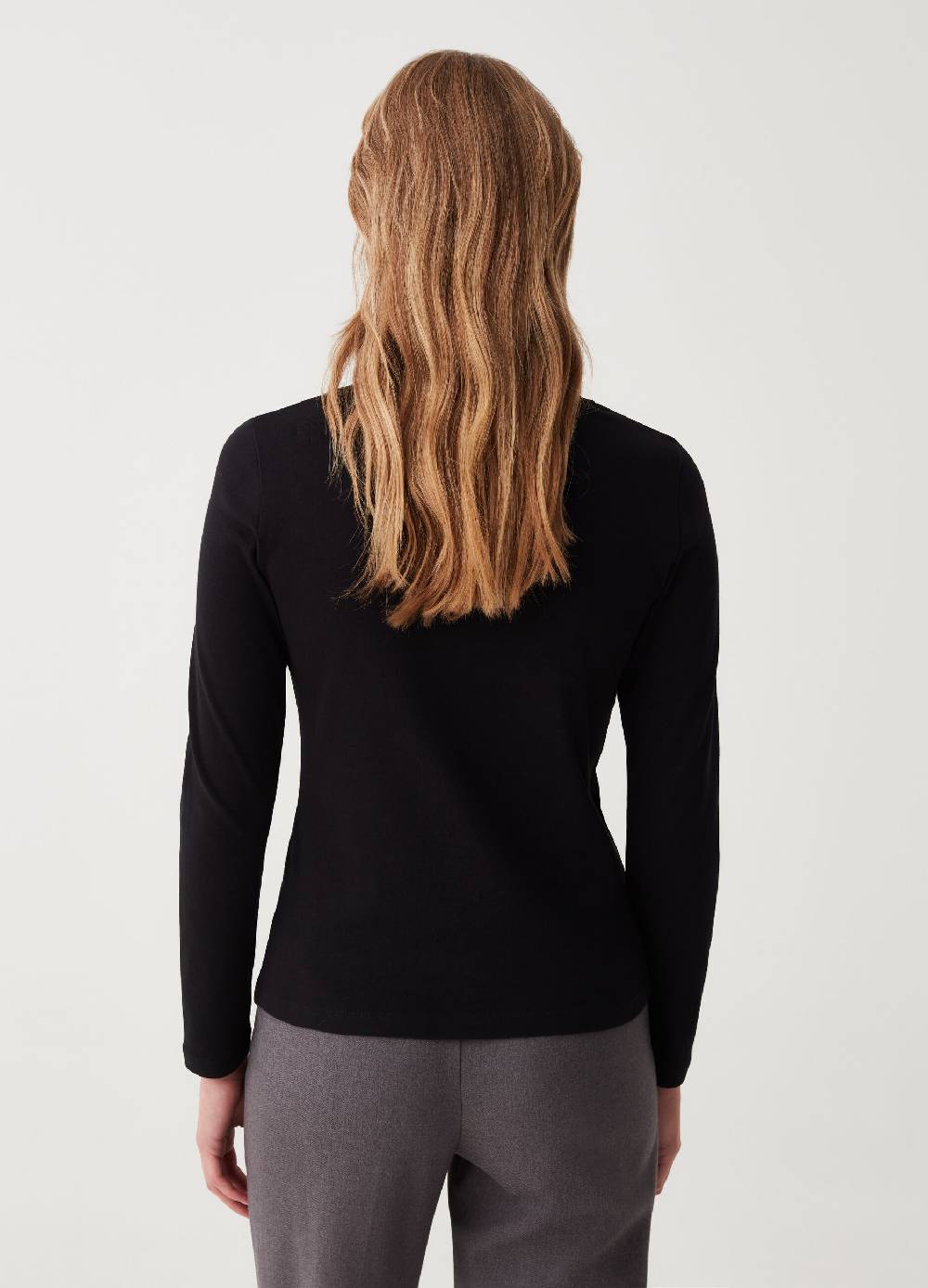 OVS T-shirt a maniche lunghe con strass Outlet