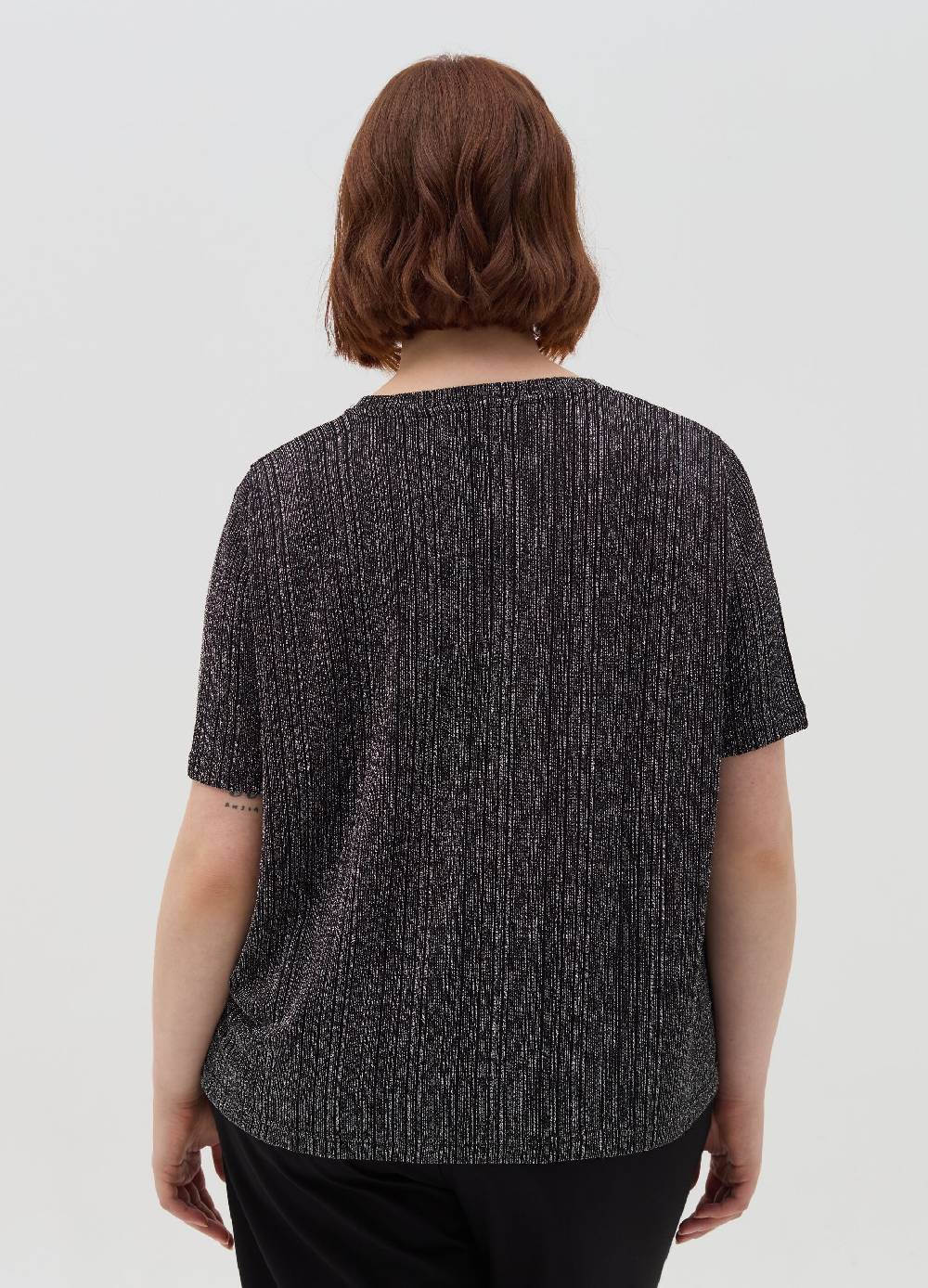 MYA T-shirt in lurex Curvy Vendita Economica