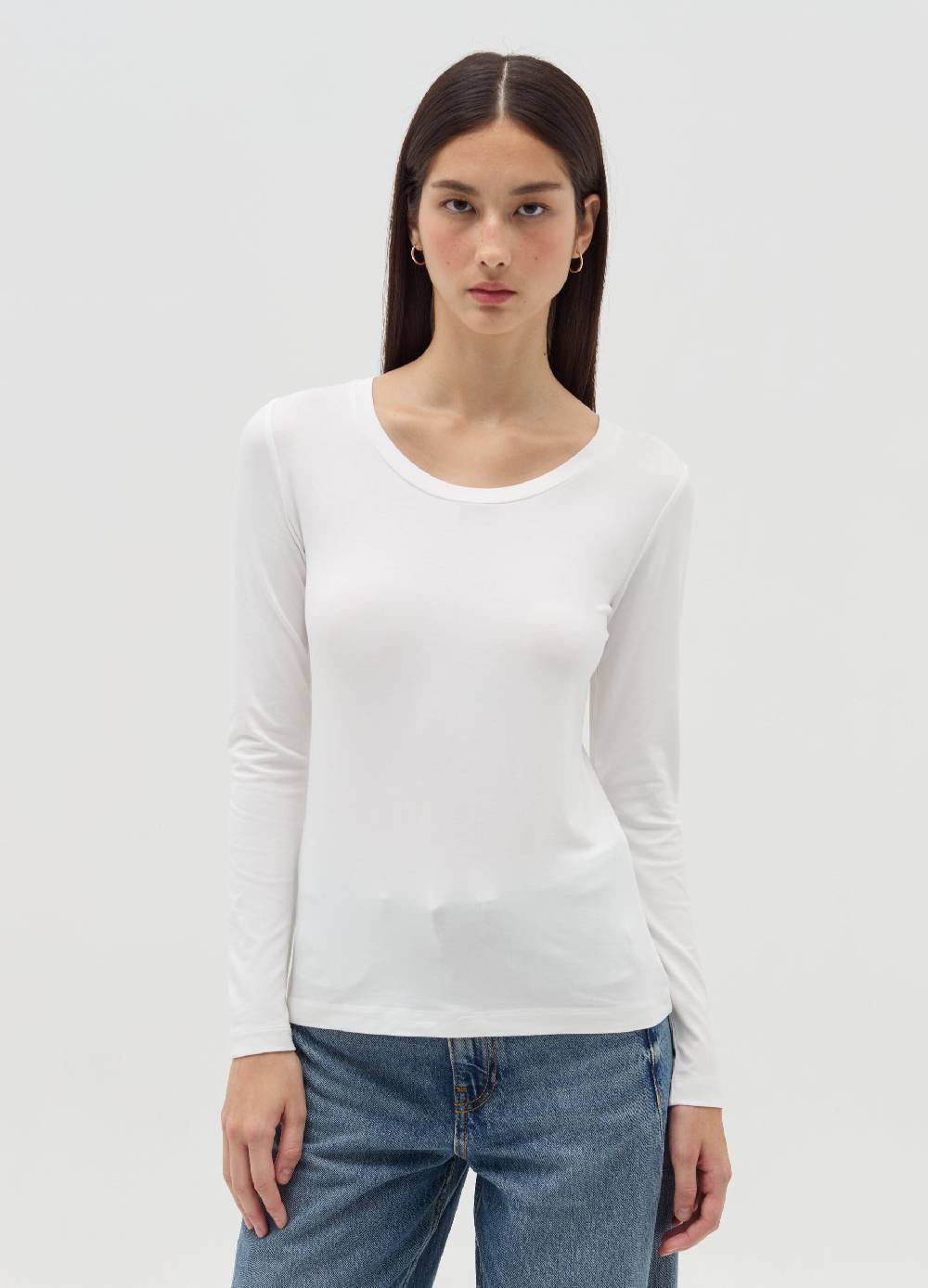 OVS T-shirt a maniche lunghe in viscosa stretch Vendite Flash