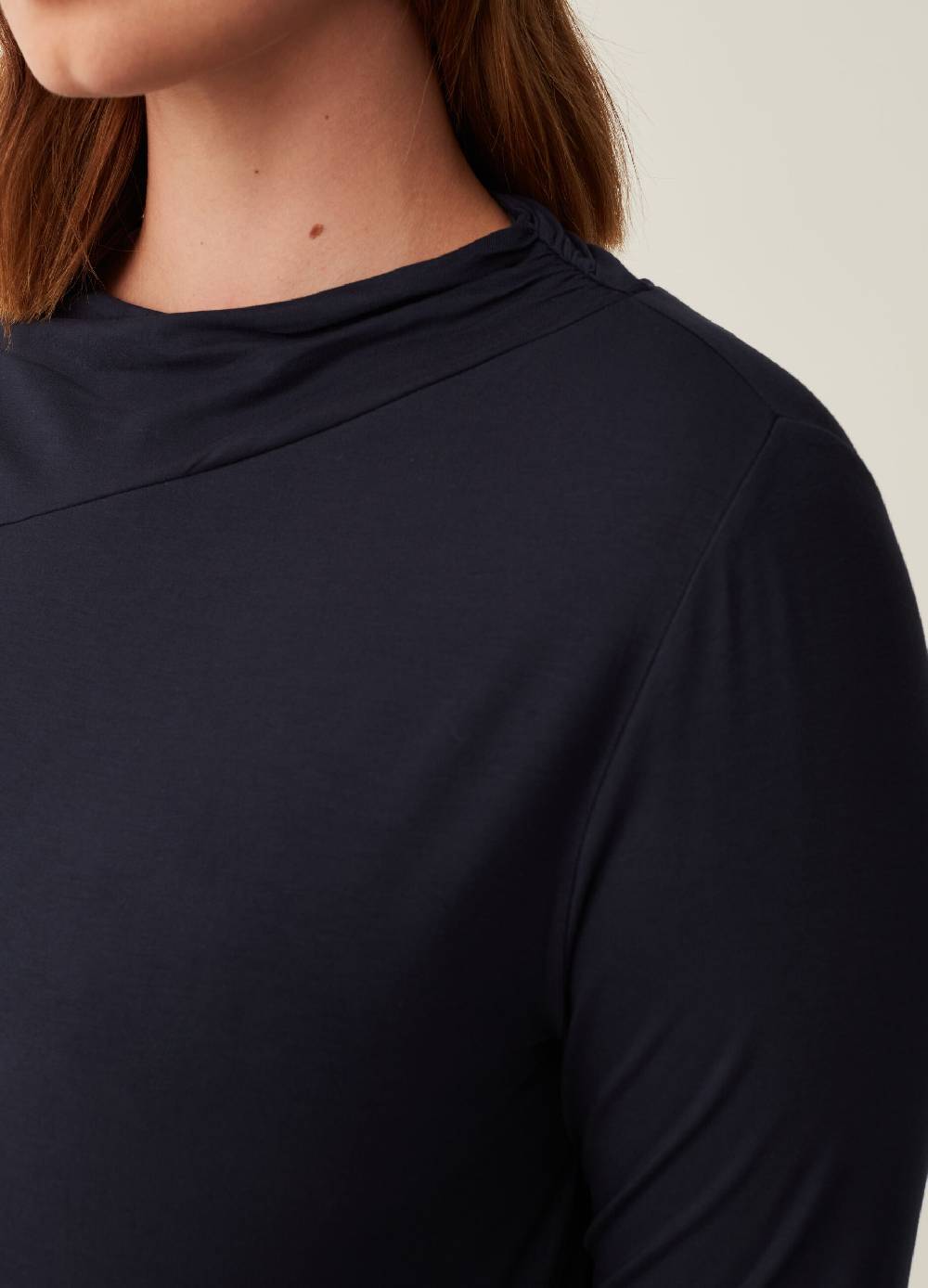 MYA T-shirt in viscosa stretch Curvy Moda
