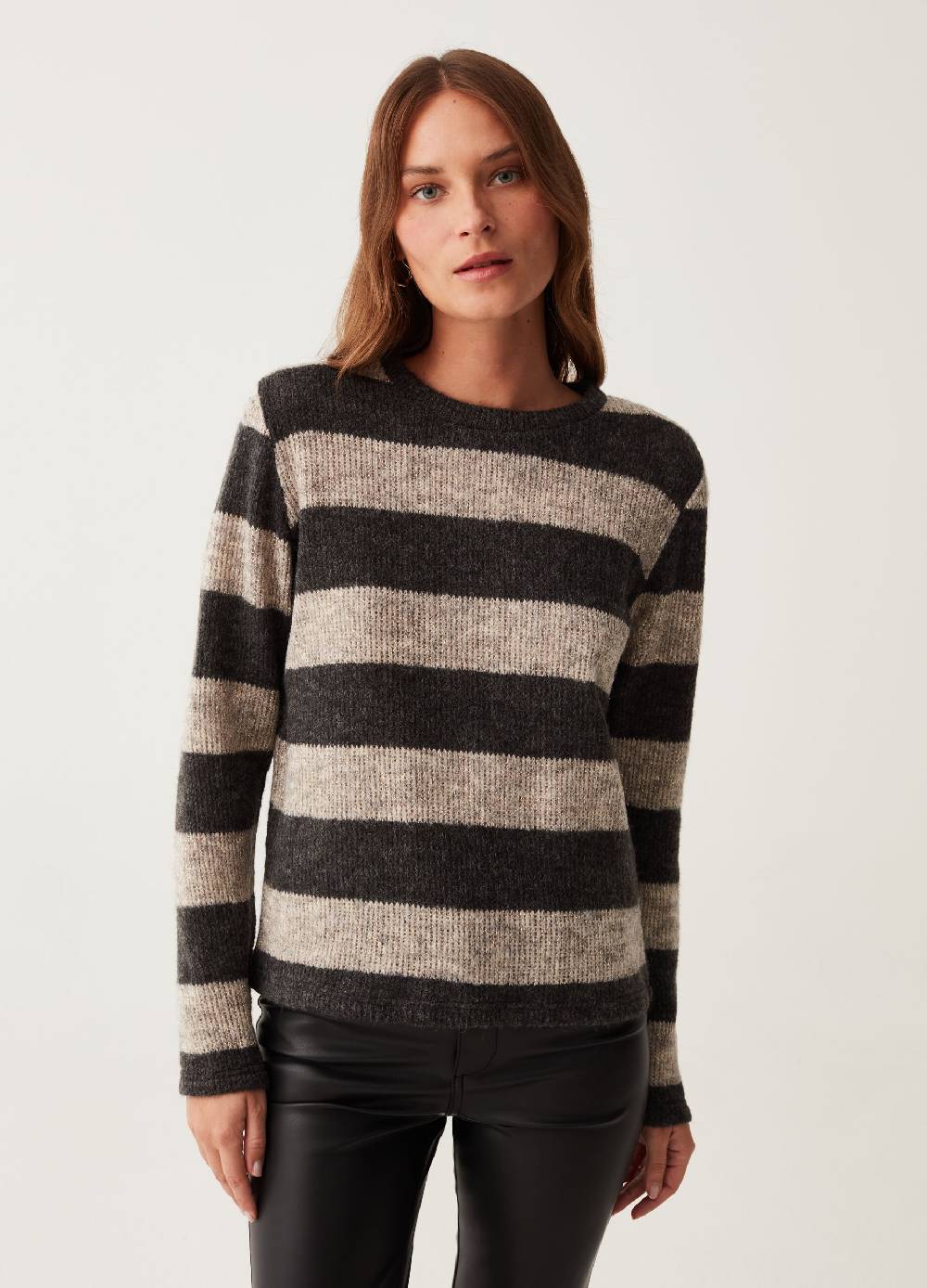 OVS Maglia a righe con dettagli lurex 2025