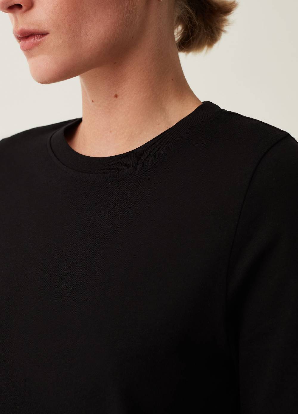 OVS T-shirt a maniche lunghe in cotone Consegna Veloce