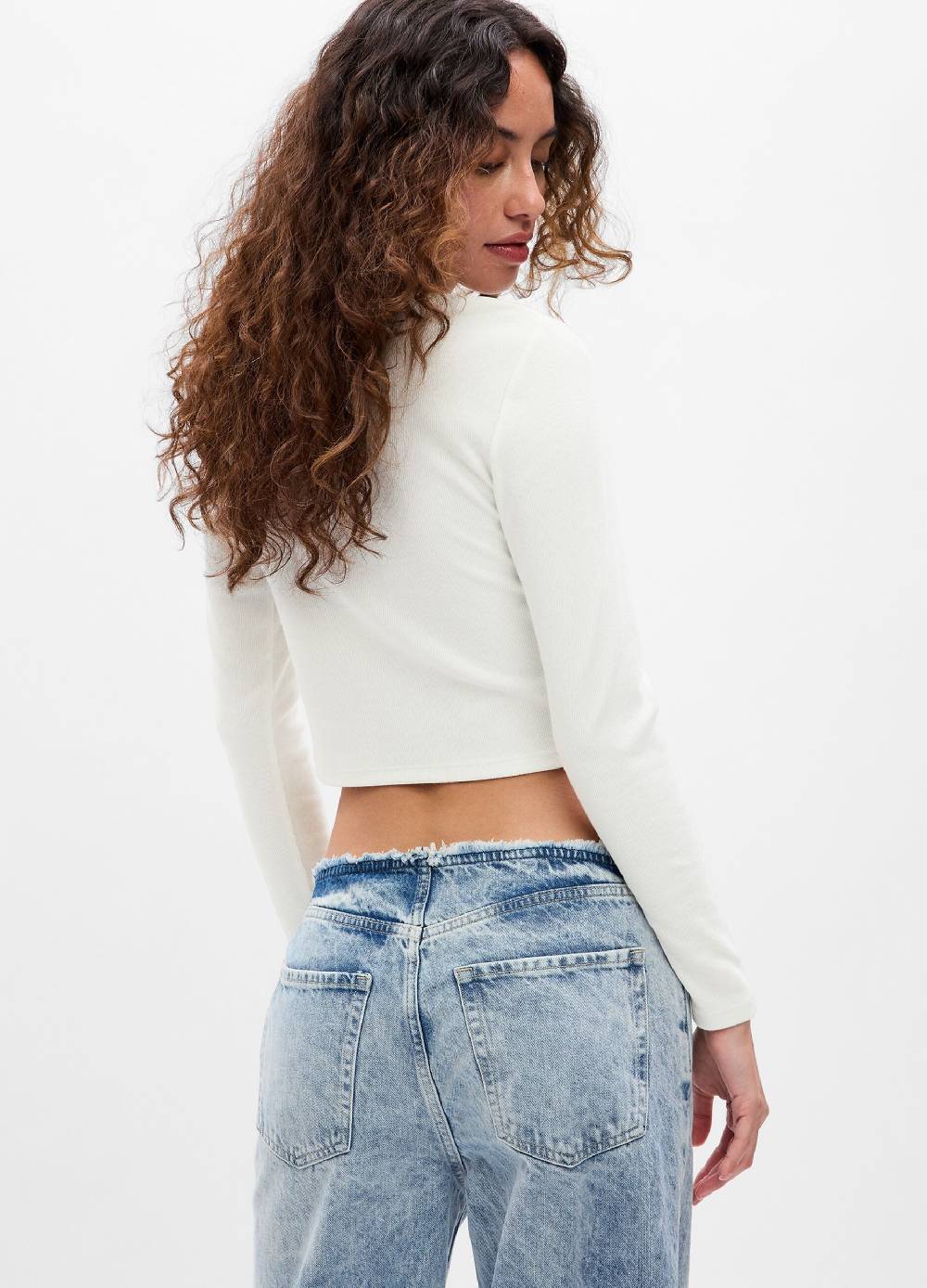 GAP T-shirt cropped a maniche lunghe Shopping Online