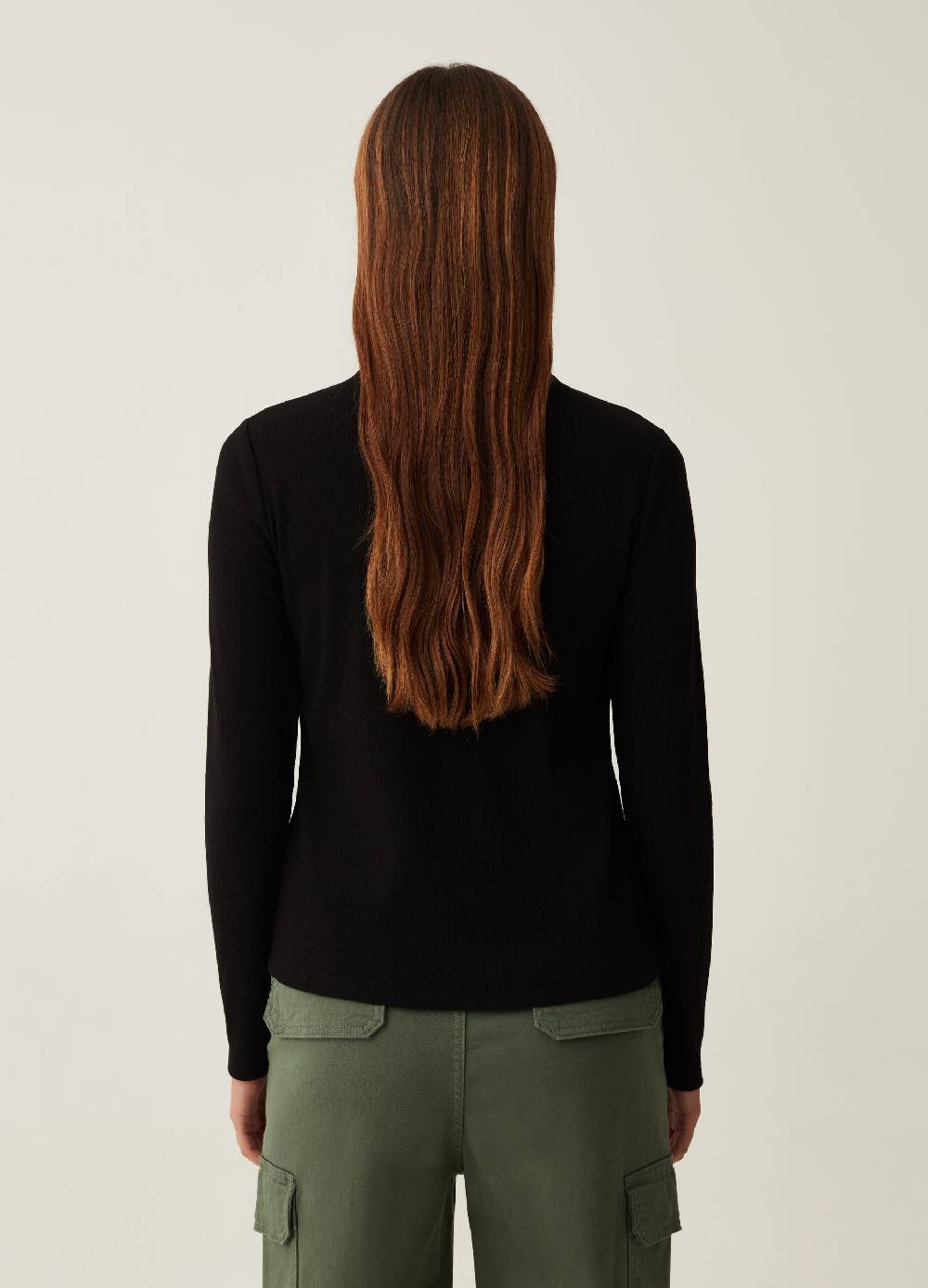 OVS T-shirt mock neck con dettaglio cut out Prezzo Ridotto