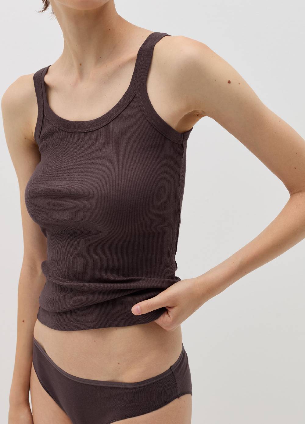 OVS Canotta intima in cotone bio a costine Online