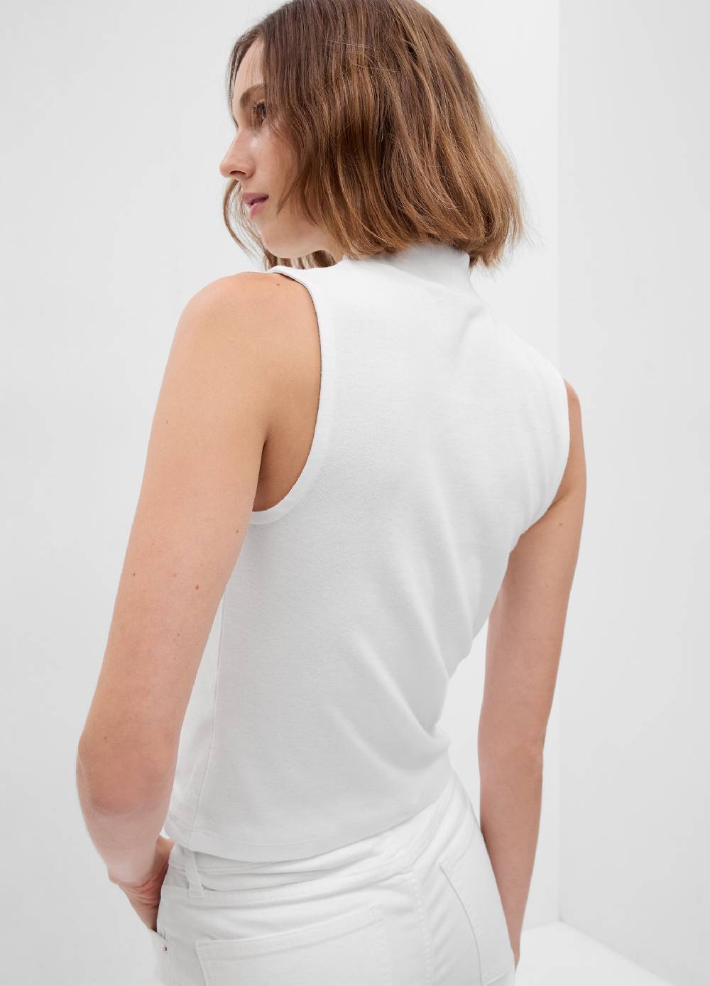 GAP Tank top mock neck Vendita Calda