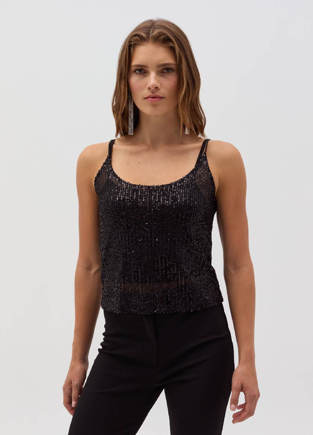 OVS Top con paillettes all-over Soddisfazione Garantita
