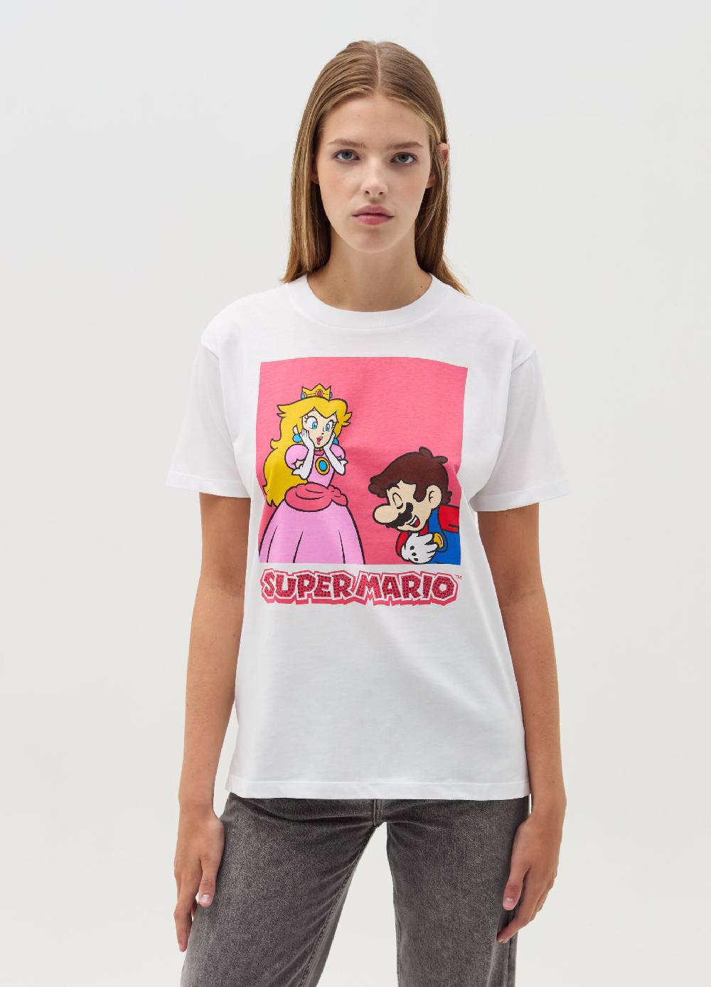 OVS T-shirt con stampa Super Mario™ e strass Acquista Ora