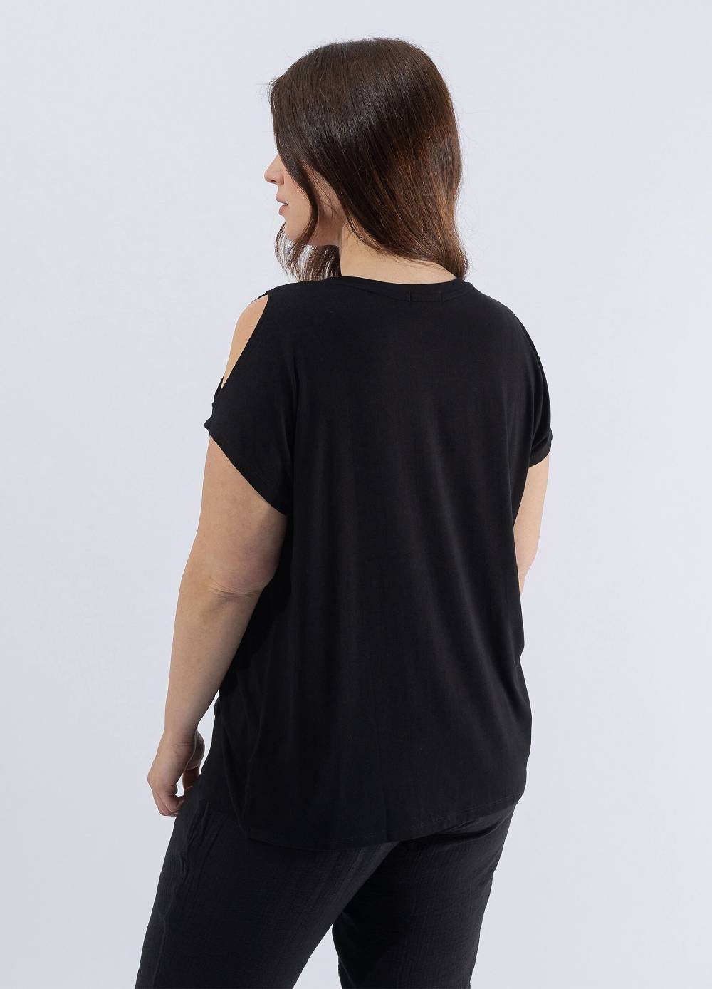 OCTOBER T-shirt con strass multicolore Curvy Super sconto