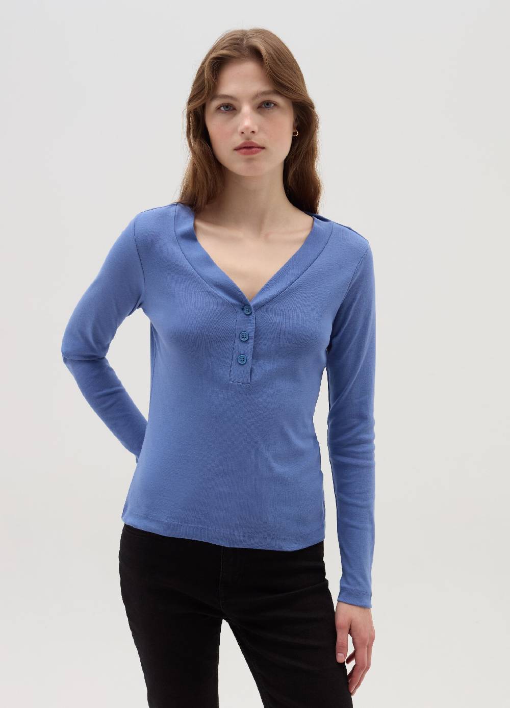 OVS T-shirt maniche lunghe scollo serafino Convenienza