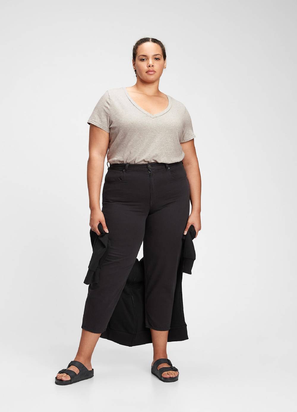 GAP T-shirt melange con scollo a V Saldi
