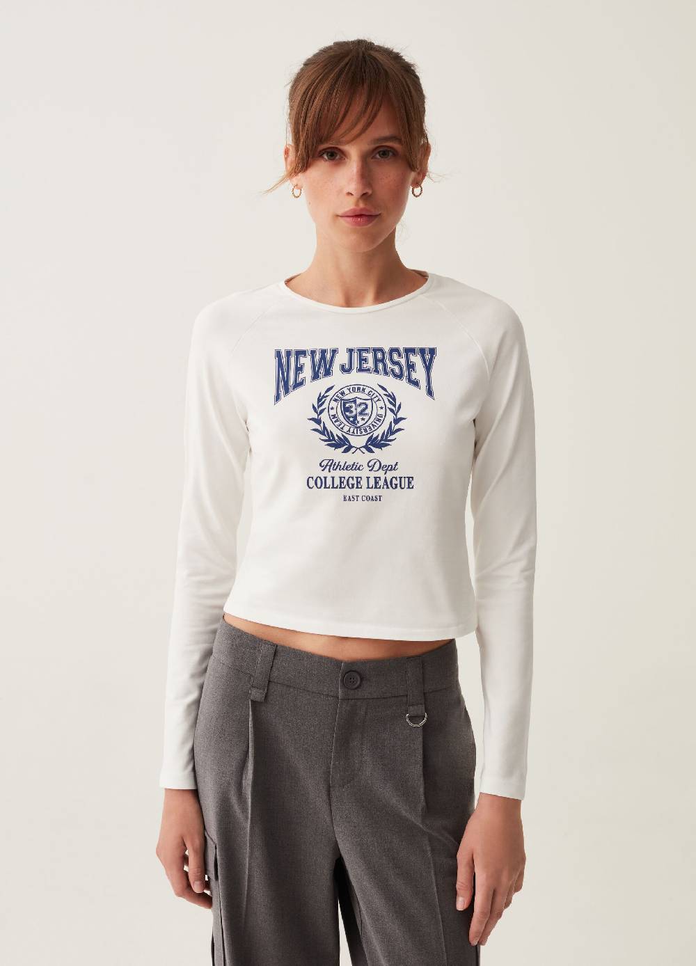 B. ANGEL T-shirt a maniche lunghe con stampa Offerte