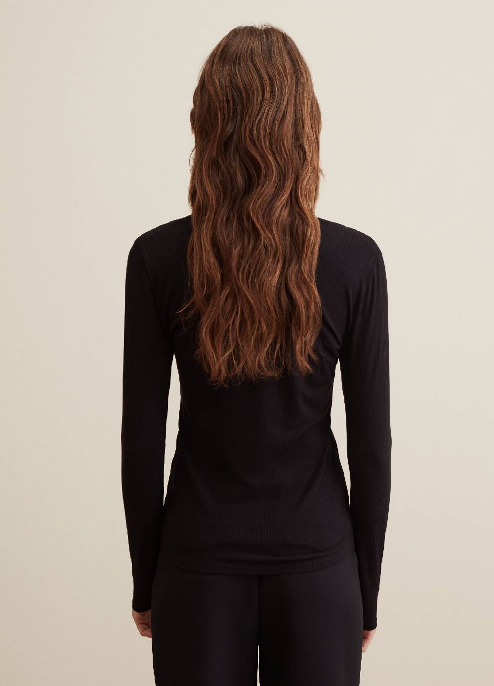 PIOMBO T-shirt a maniche lunghe con scollo a V Hotsell