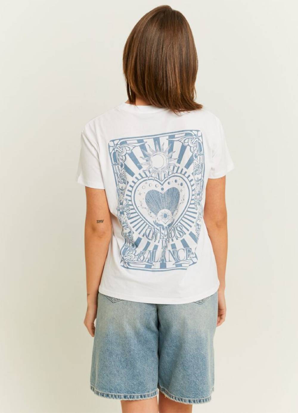 TALLY WEIJL T-shirt in cotone con stampa In Linea
