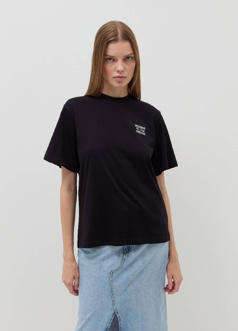 B. ANGEL T-shirt relaxed fit in cotone Qualità