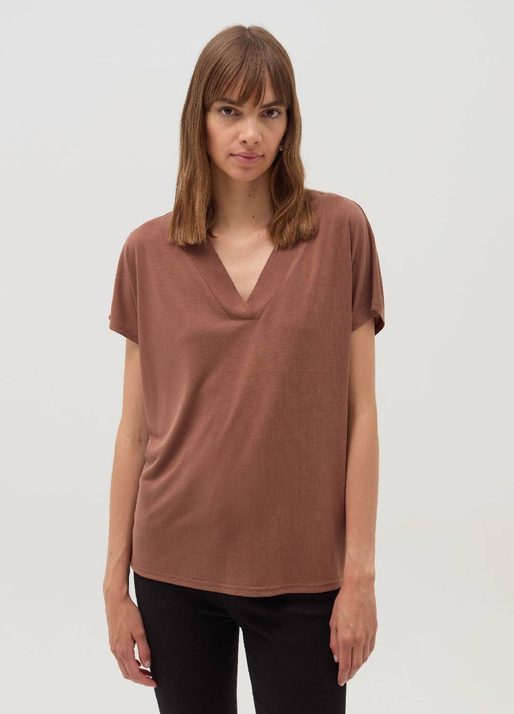 OVS T-shirt con scollo a V maniche a kimono Shopping Online