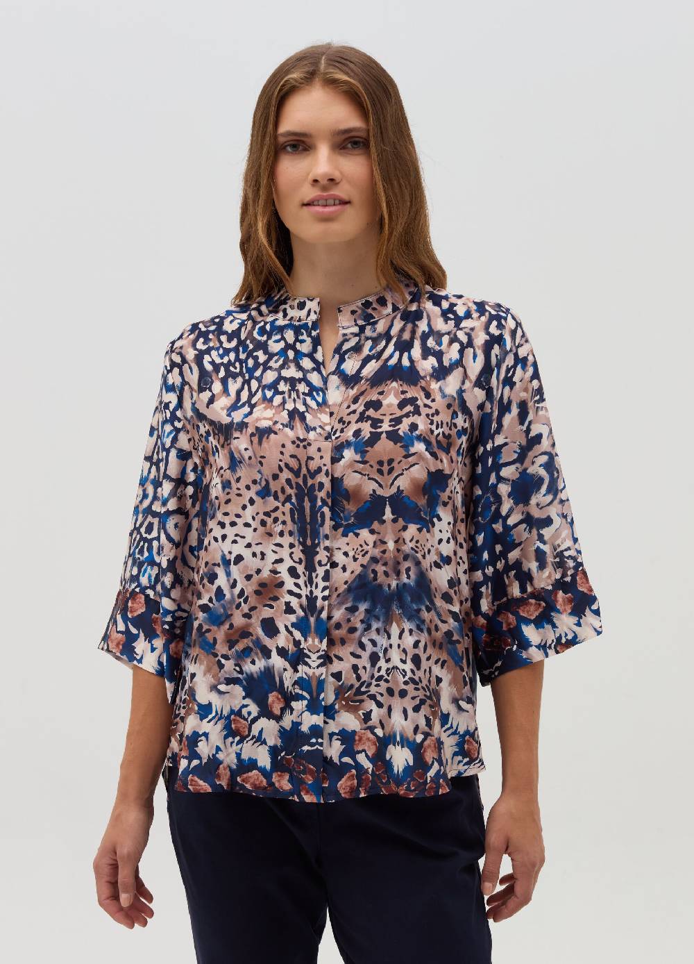HYBRID Blusa stampata con maniche a tre quarti Sottocosto
