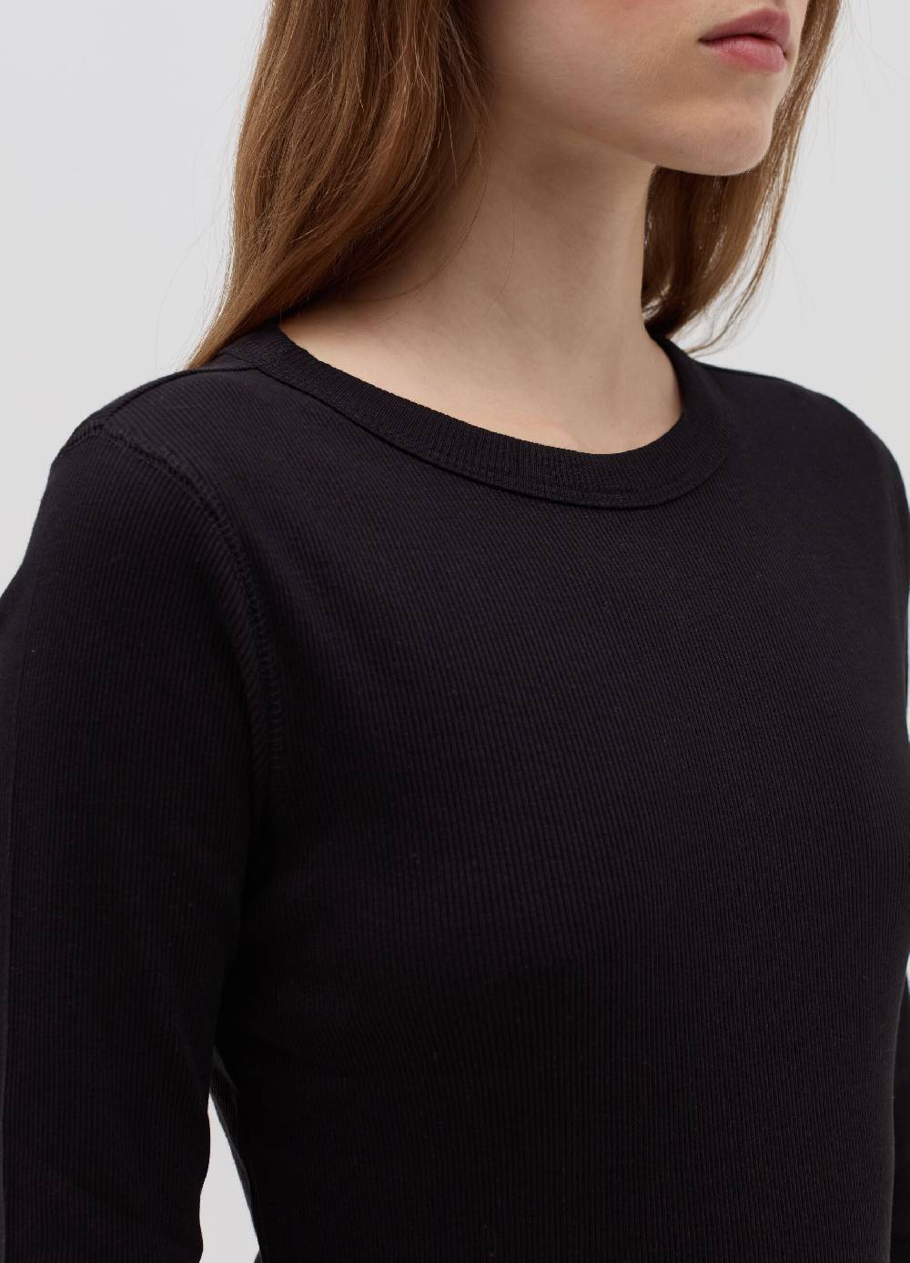 OVS T-shirt a costine con maniche lunghe Outlet