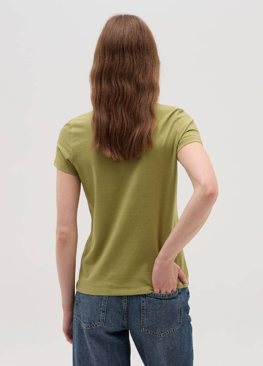 OVS T-shirt tinta unita con scollo a V Saldi